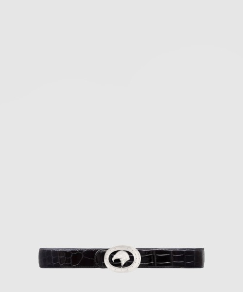 스테파노 리치 디아망테 크로커 벨트 N381CM-C388P